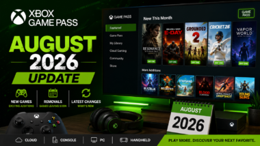 Xbox Game Pass August 2026 Update: New Games & Removals